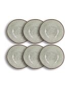 Lot 6 bols boral en grès beiges - 50cl