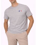 Tee-Shirt TH5883-OP argenté chiné