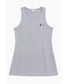 Tee-Shirt en coton argenté chiné