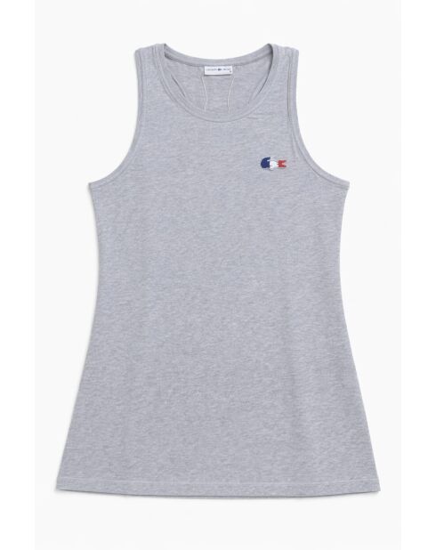 Tee-Shirt en coton argenté chiné