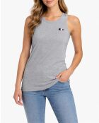 Tee-Shirt en coton argenté chiné