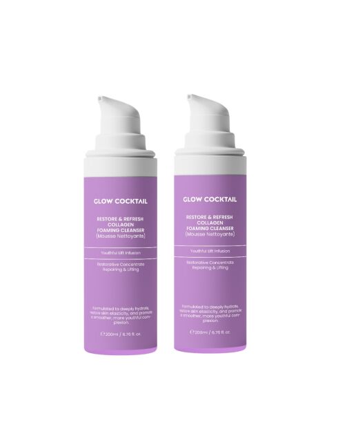 Limpiador espumoso de colágeno Restore & Refreshing, 2 unidades, 200 ml