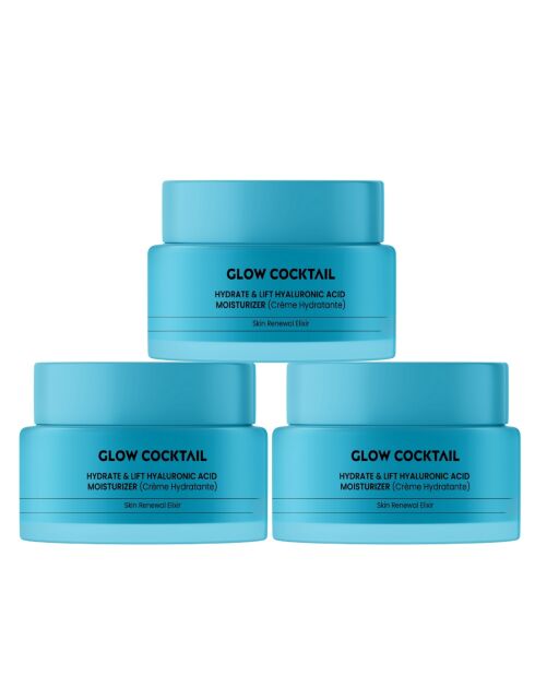 3 x Moisturize & Lift Moisturizer mit Hyaluronsäure - 50 ml