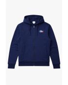 Sweat-shirt en coton marine