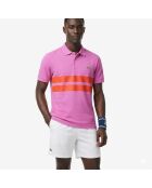 Polo L.12.12 Malva-Netzbänder in klassischer Passform