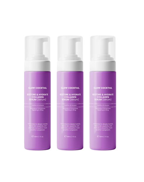 3 x Sérum collagène Restor & Hydratation - 30 ml