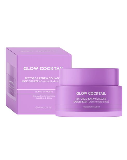 Herstelt en vernieuwt de vochtinbrengende crème voor collageen - 50 ml