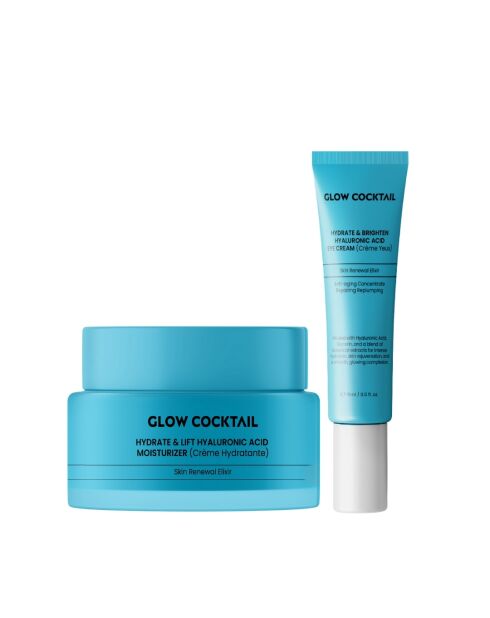 Hyaluronzuur Moisturizer - 50 ml + Hyaluronzuur Hydraterende en verhelderende oogcontourcrème - 15 ml