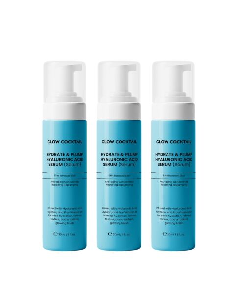 3 x Hydraterend en opvullend hyaluronzuurserum - 30 ml
