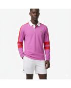 Polo Malva Rugby de corte clásico con bloques de colores