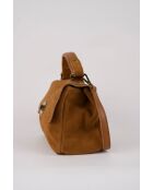 Louis Schultertasche aus kamelfarbenem Leder - 28x20x9cm