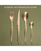 Besteckset Vintage Copper Jet, 32-teilig