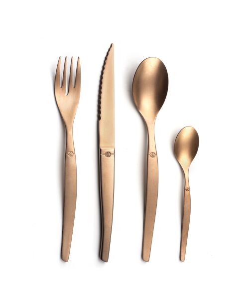 Besteckset Vintage Copper Jet, 32-teilig