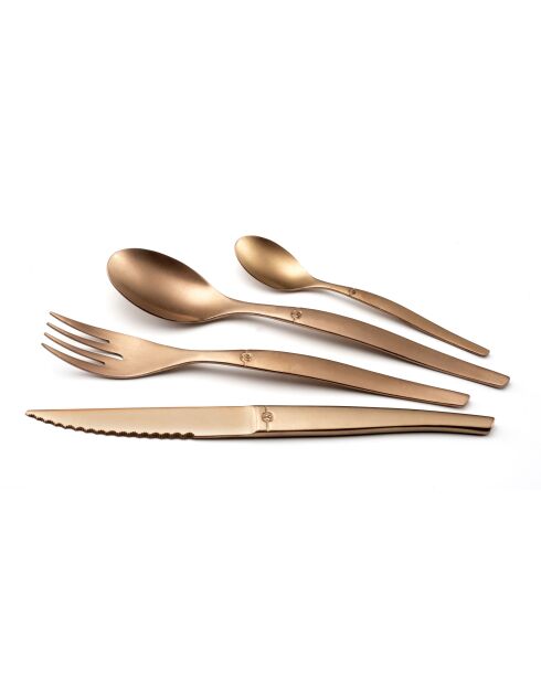 Besteckset Vintage Copper Jet, 32-teilig