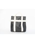 Sac à dos en cuir Gao Dollaro noir - 37,5 x 9 x 37cm
