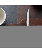 6 couteaux steak jet sable inox