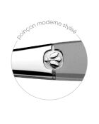 6 couteaux steak jet sable inox