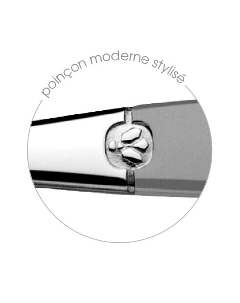 Besteckset aus sandgestrahltem Stahl, 50-teilig