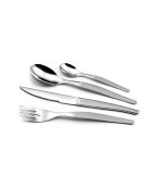 Sandstrahlbesteck aus Edelstahl, 48-teilig
