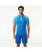 Polo de tenis confeccionado en piqué de poliéster reciclado ultraseco Reino Unido/Fiji-Lime