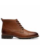 Bottes Emmet Zip en cuir marron patiné