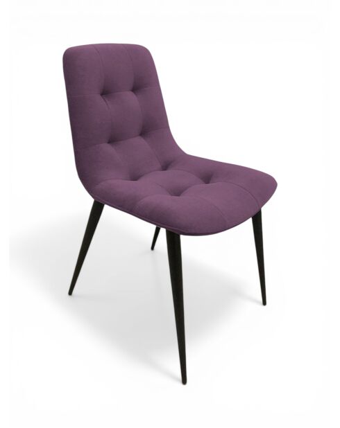 Dress Code Stuhl mit Amethyst gepolstert - 47x60x84 cm