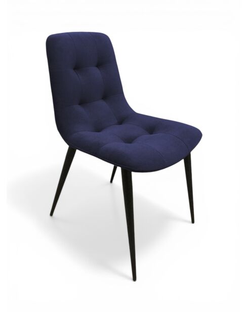 Gestoffeerde stoel Dress Code nachtblauw - 47x60x84 cm