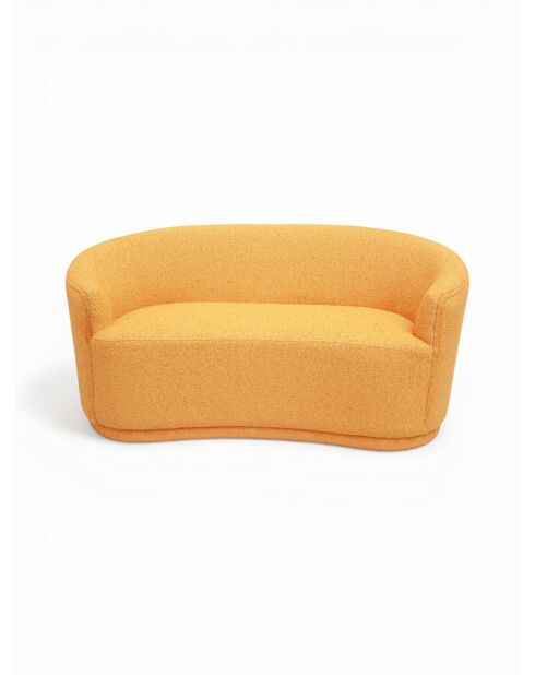 2-zitsbank saffraangeel lusstof - 148x73x77,5 cm