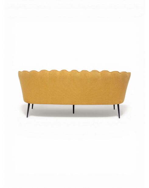 Divano Crown giallo senape - 192x80x82 cm