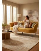 Divano Crown giallo senape - 192x80x82 cm