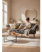 Veelkleurige bank met papegaaienkroon - 192x80x82 cm