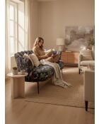 Veelkleurige bank met papegaaienkroon - 192x80x82 cm