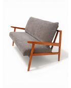 Sofá Mouse de madera gris - 138x81x76 cm