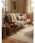 Sofá Mouse de madera gris - 138x81x76 cm