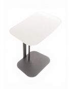 Line Beistelltisch cremeweiß - 59x36x61 cm