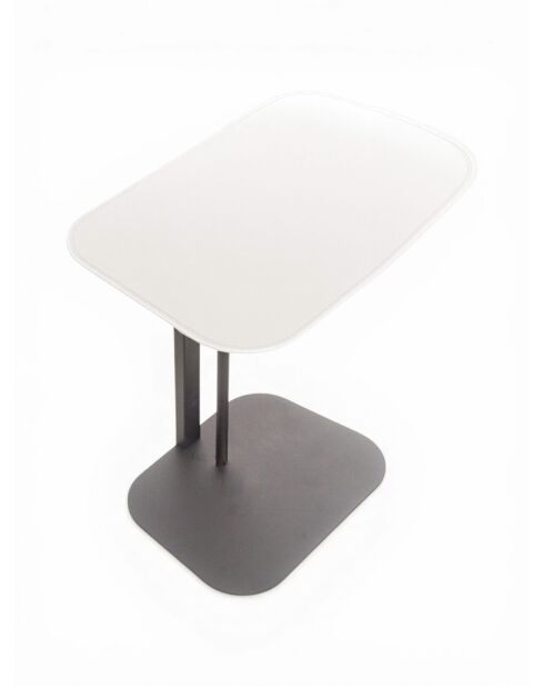 Line Beistelltisch cremeweiß - 59x36x61 cm