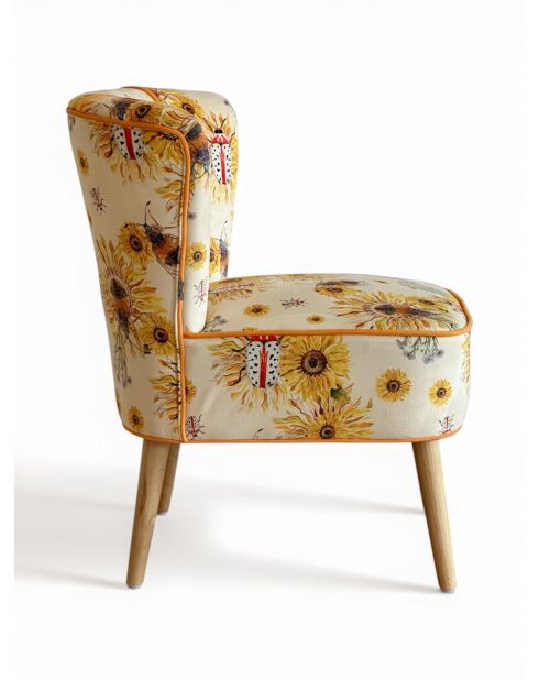 Gatsby Sessel Language Of Ladybugs mehrfarbig - 61x67x75 cm