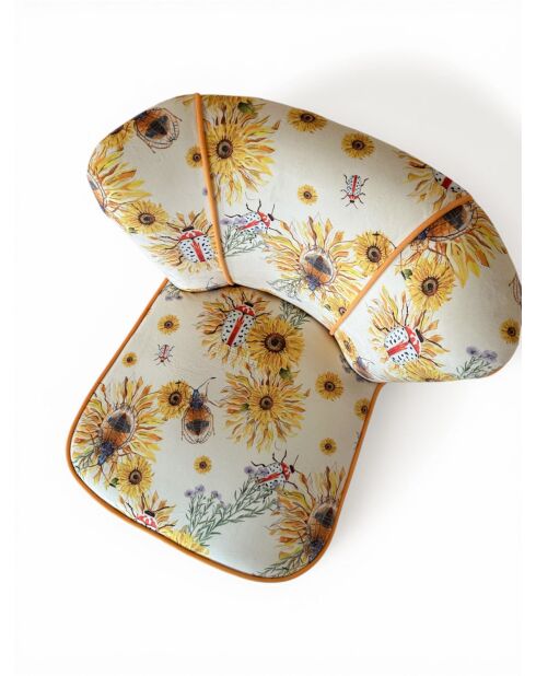 Gatsby Sessel Language Of Ladybugs mehrfarbig - 61x67x75 cm