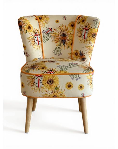 Gatsby Sessel Language Of Ladybugs mehrfarbig - 61x67x75 cm