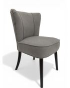 Sedia da tavolo triangolare patchwork grigia - 53x58x84 cm