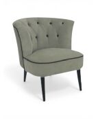 Poltrona imbottita Chic grigio taupe - 68x66x70 cm