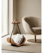 Porte-revues Swing orange - 58x39x31 cm