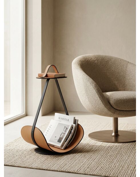 Porte-revues Swing orange - 58x39x31 cm