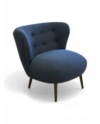 Fauteuil Nid d'Hirondelle Mesh bleu marine - 78x79x73 cm