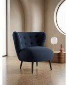 Fauteuil Nid d'Hirondelle Mesh bleu marine - 78x79x73 cm