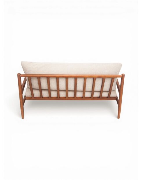 Canapé Bois beige - 138x81x76 cm