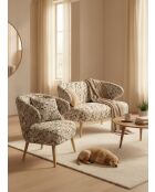 Angèle Terrazzo veelkleurige bank - 120x60x73 cm