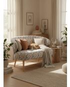 Angèle Terrazzo veelkleurige bank - 120x60x73 cm