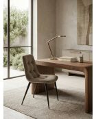 Dress Code taupefarbener Polsterstuhl - 47x60x84 cm