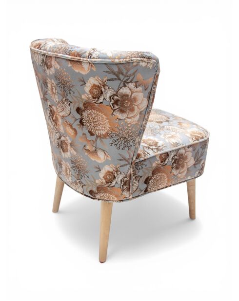 Mehrfarbiger Gatsby Bird Sessel - 61x67x75 cm